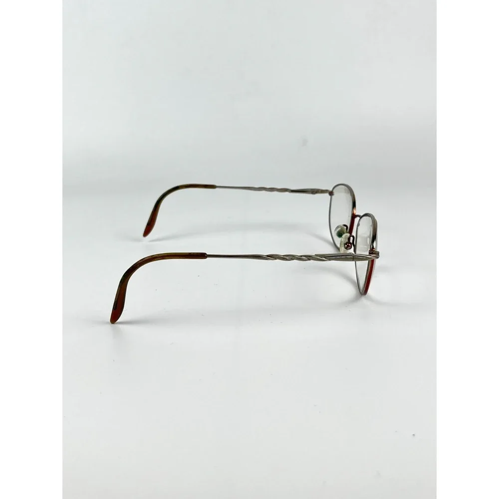 L'amy L'accent 410C03135 Women's Eyeglasses Frame‎ Brown Metal Full Rim 135 mm